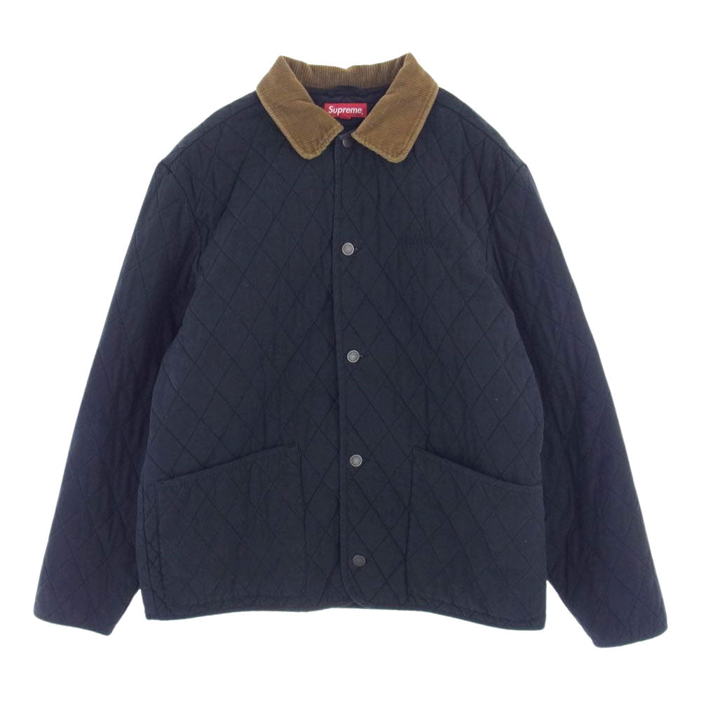 Supreme シュプリーム 19AW Quilted Paisley Jacket キルテッド ペイズリー ジャケット ブラック系 L【中古】
