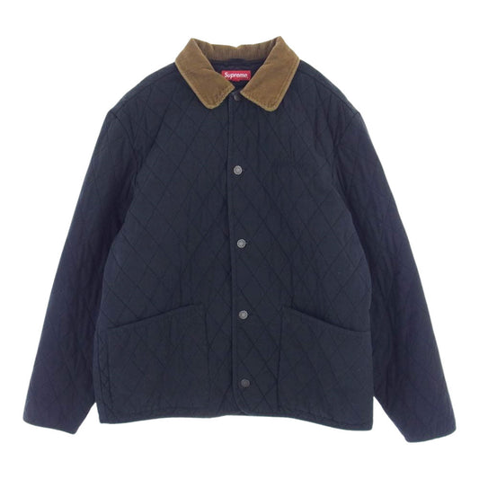 Supreme シュプリーム 19AW Quilted Paisley Jacket キルテッド ペイズリー ジャケット ブラック系 L【中古】