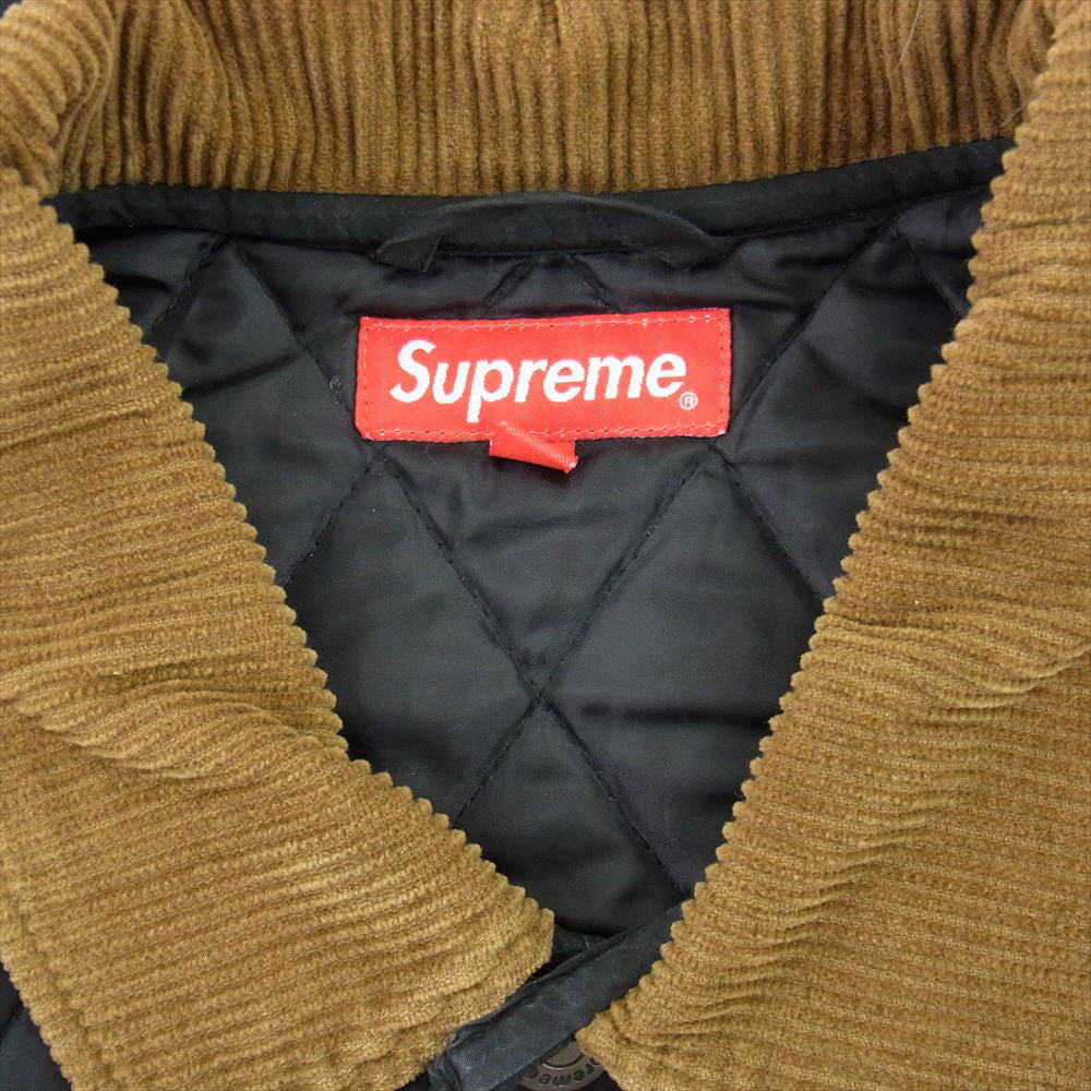 Supreme シュプリーム 19AW Quilted Paisley Jacket キルテッド ペイズリー ジャケット ブラック系 L【中古】