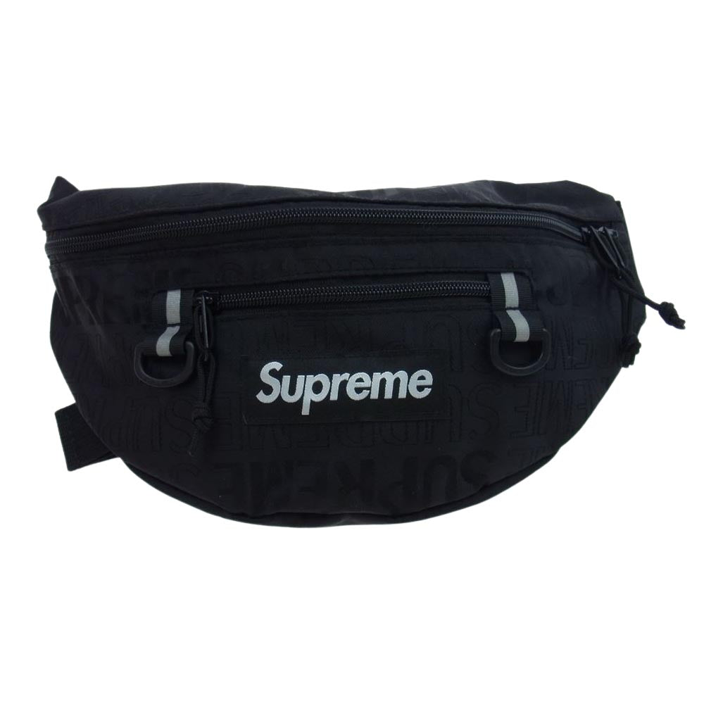 Supreme シュプリーム 19SS Waist Bag ボックス ロゴ ウェスト バック ブラック系【美品】【中古】