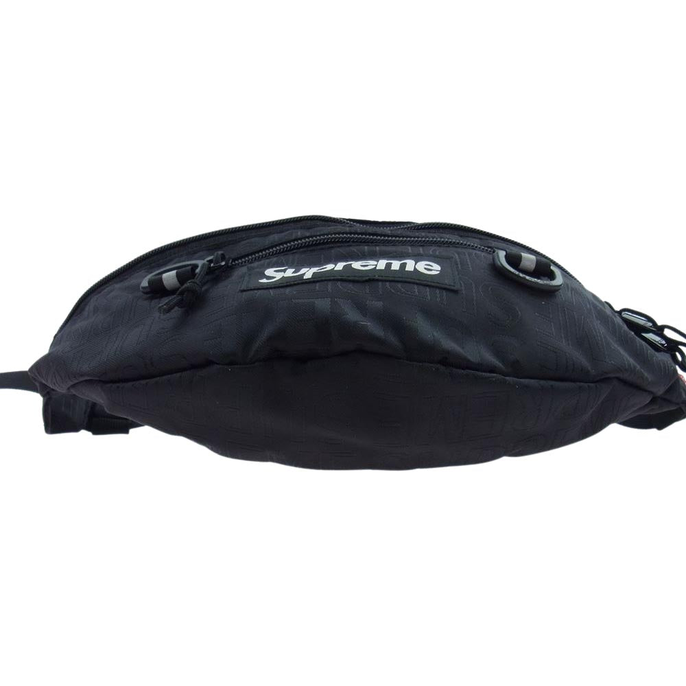 Supreme シュプリーム 19SS Waist Bag ボックス ロゴ ウェスト バック ブラック系【美品】【中古】