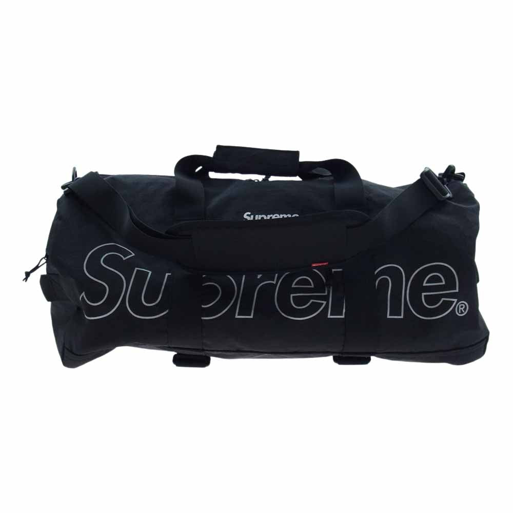 Supreme シュプリーム 18AW Duffle Bag 2WAY ボックス ロゴ ダッフル バック ボストン バック ブラック系【美品】【中古】