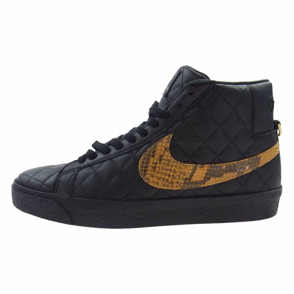 Supreme シュプリーム 22AW DV5078-001 Nike ナイキ SB Blazer Mid ブレーザー ミッド スニーカー ブラック系 28cm【極上美品】【中古】