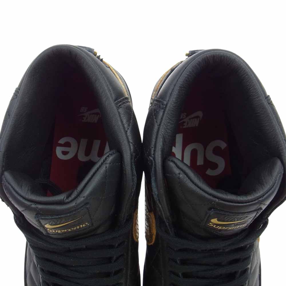 Supreme シュプリーム 22AW DV5078-001 Nike ナイキ SB Blazer Mid ブレーザー ミッド スニーカー ブラック系 28cm【極上美品】【中古】