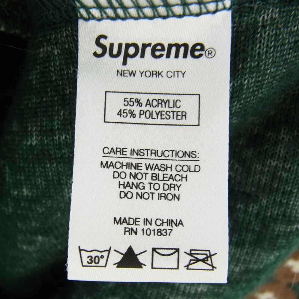 Supreme シュプリーム 20SS Drama Mask Fleece Jacket Green ドラマ マスク 2フェイス フリース ジャケット グリーン系【中古】