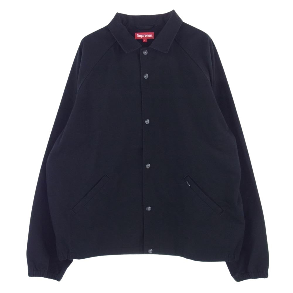 Supreme シュプリーム 20AW ANTIHERO アンタイヒーロー Snap Front Twill Jacket スナップ フロント トゥイル ジャケット ブラック系 L【中古】