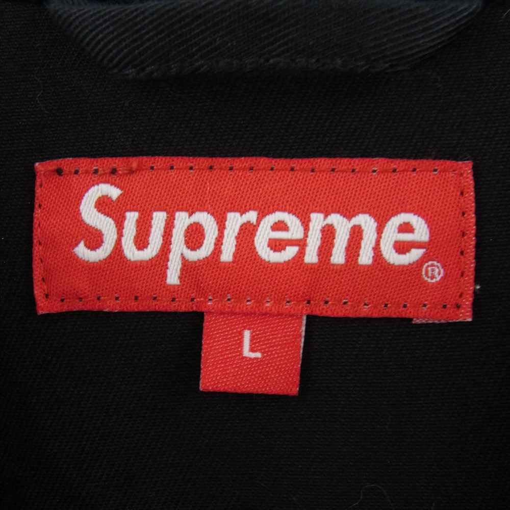 Supreme シュプリーム 20AW ANTIHERO アンタイヒーロー Snap Front Twill Jacket スナップ フロント トゥイル ジャケット ブラック系 L【中古】