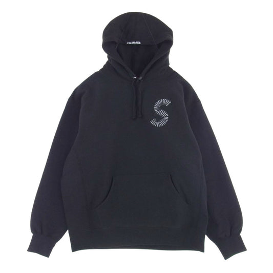 Supreme シュプリーム 20AW S Logo Hooded SWEATSHIRT Sロゴ フーデット プル オーバー パーカー スウェット ブラック ブラック系 L【中古】