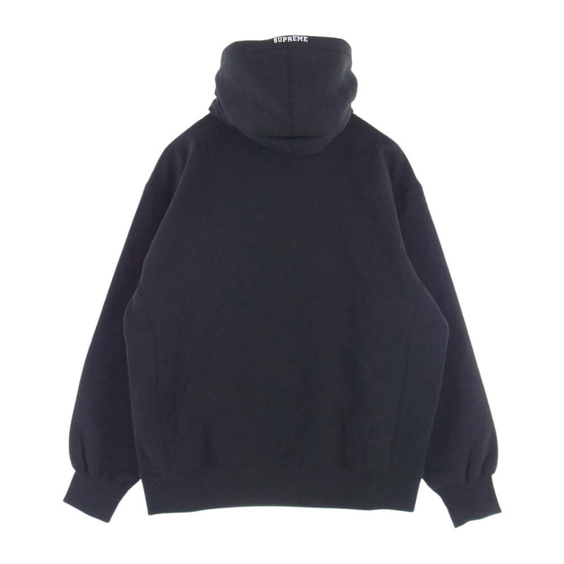 Supreme シュプリーム 20AW S Logo Hooded SWEATSHIRT Sロゴ フーデット プル オーバー パーカー スウェット ブラック ブラック系 L【中古】