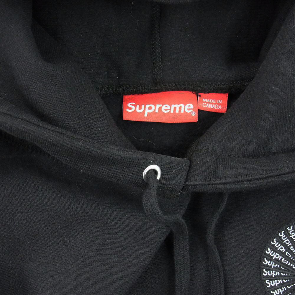 Supreme シュプリーム 20AW S Logo Hooded SWEATSHIRT Sロゴ フーデット プル オーバー パーカー スウェット ブラック ブラック系 L【中古】