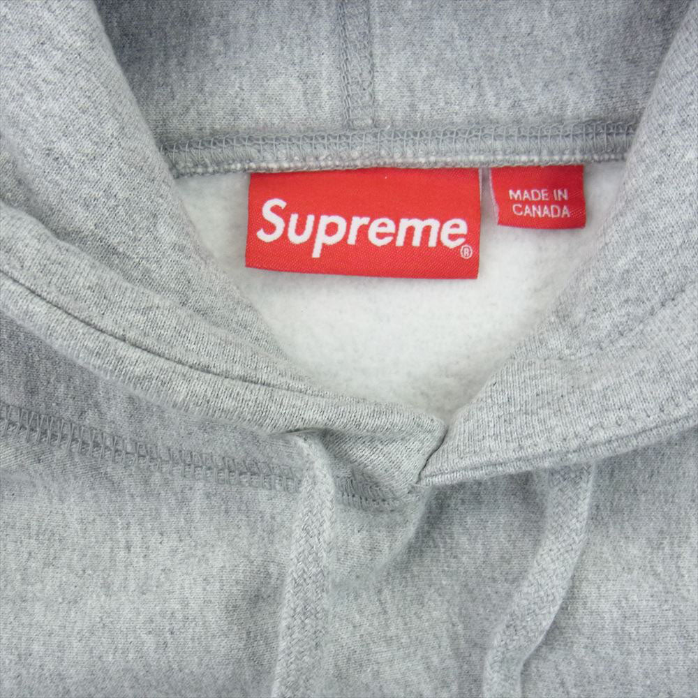Supreme シュプリーム 20SS S Logo Hooded Sweatshirt Sロゴ フーデット プル オーバー パーカー スウェット グレー グレー系 L【中古】