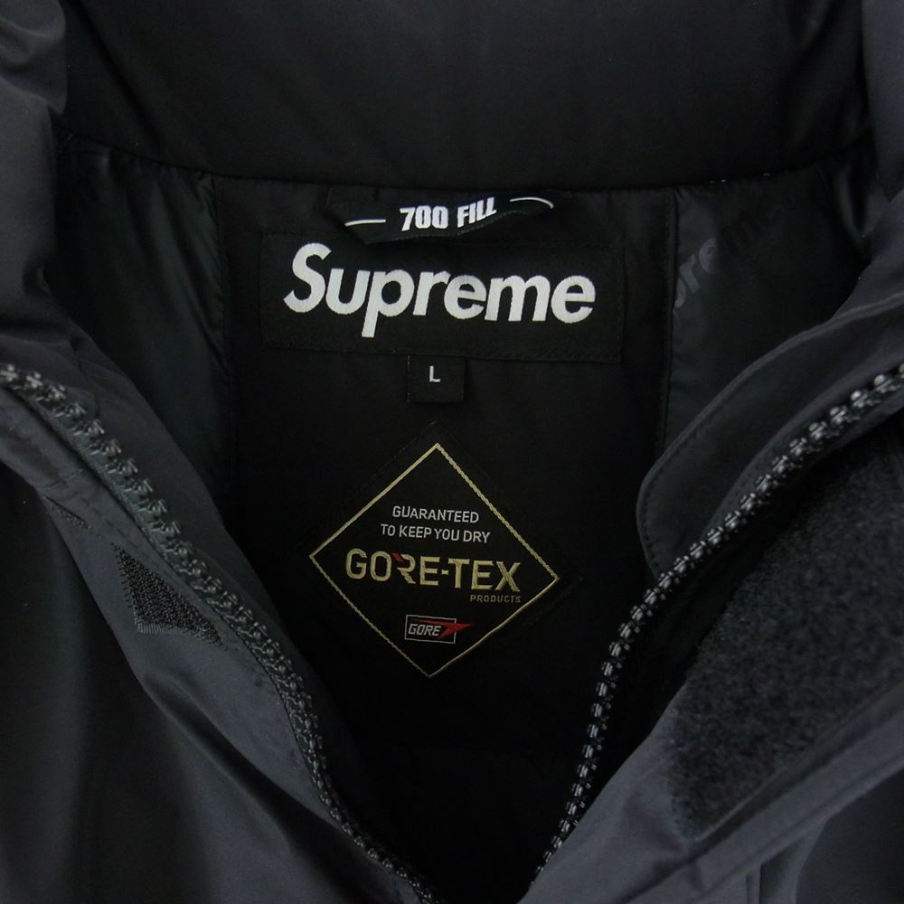 Supreme シュプリーム 20AW GORE-TEX 700-Fill Down Parka ゴアテックス ダウン パーカ ジャケット ブラック系 L【中古】