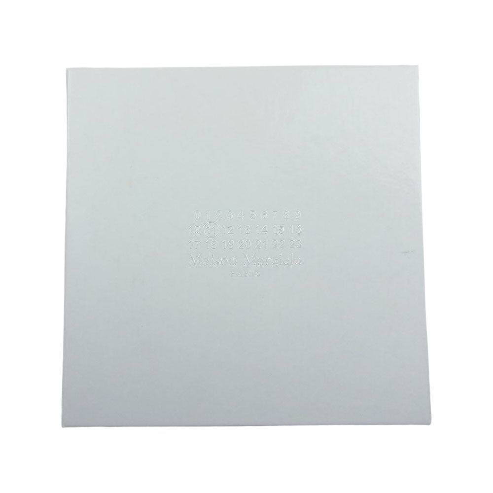 MAISON MARGIELA メゾンマルジェラ S35UI0435 P2714 BI-FOLD WALLET スムースレザー 二つ折り 財布 ブラック系【美品】【中古】