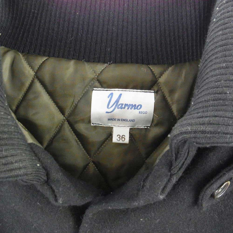 Yarmo ヤーモ yar-16aw  ドンキー コート ウール ジャケット ブラック系 36【中古】