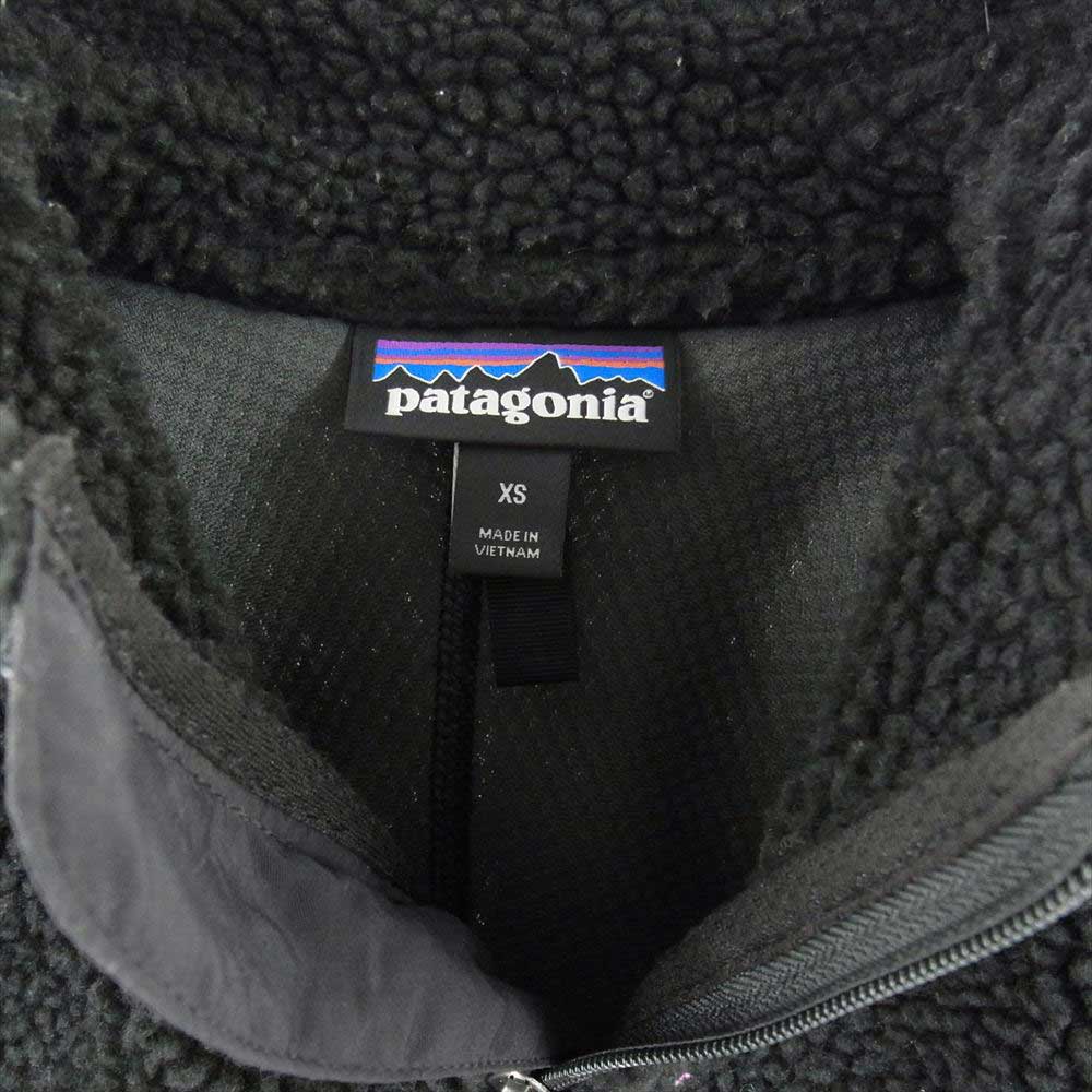 patagonia パタゴニア 23056FA20 Classic Retro-X Jacket クラシック レトロX ボア フリース ジャケット ブラック系 XS【中古】
