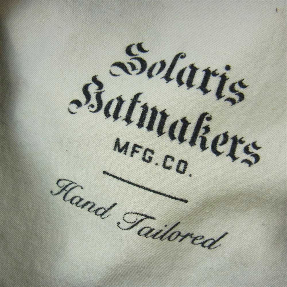 ソラリス ハットメイカーズ コーデュロイ キャスケット 帽子 ダーク