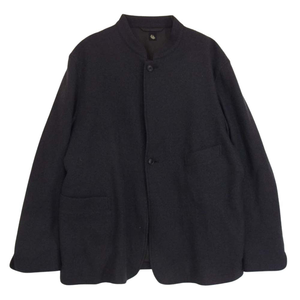 キャプテン サンシャイン KS8FJK11 Butcher JK S140 ウールビエラ シャツ ジャケット ネイビー系 38【中古】