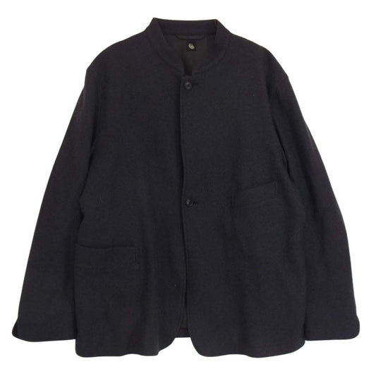 キャプテン サンシャイン KS8FJK11 Butcher JK S140 ウールビエラ シャツ ジャケット ネイビー系 38【中古】