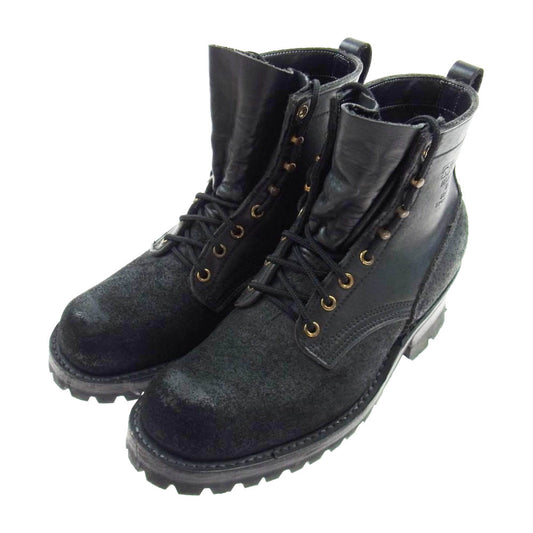 ニックスブーツ × BEAMS PLUS 別注 Ridgeline Boots ビームス別注 リッジライン ブーツ ブラック系 9【中古】
