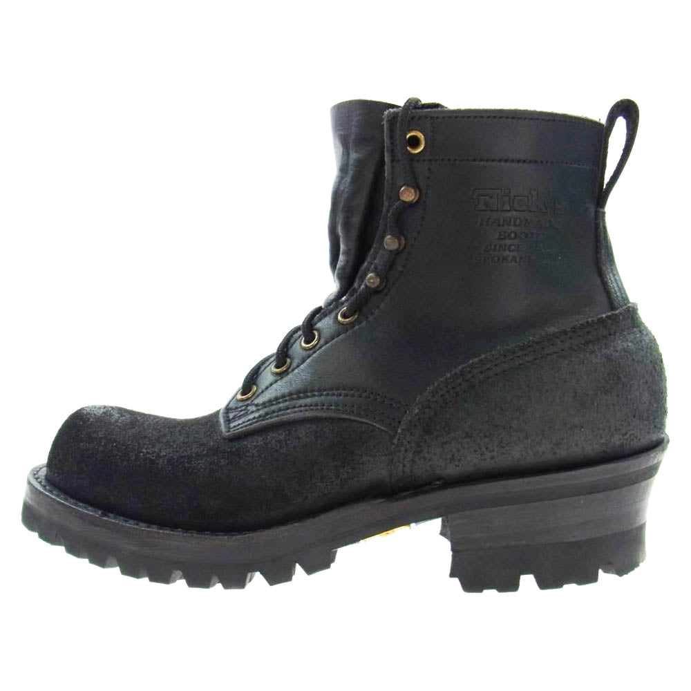 ニックスブーツ × BEAMS PLUS 別注 Ridgeline Boots ビームス別注 リッジライン ブーツ ブラック系 9【中古】