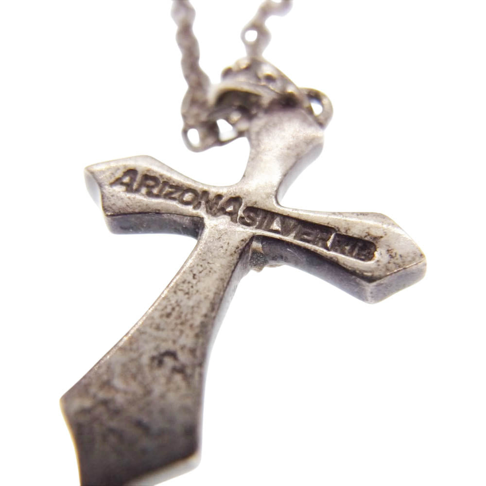 ARIZONA FREEDOM アリゾナフリーダム 太陽神付 スモール クロス 太陽神 カスタム セット ネックレス  シルバー系【中古】