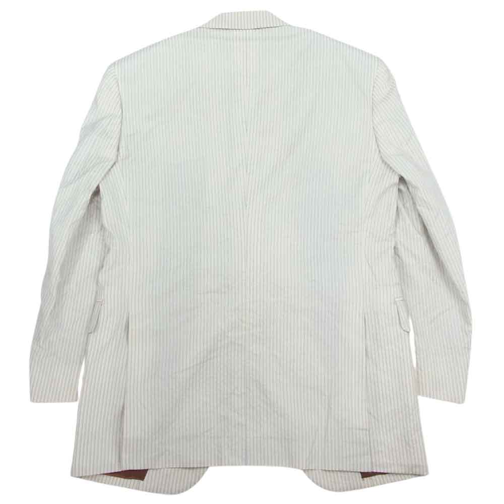 チェスター バリー 629-8460-33 ストライプ ジャケット オフホワイト系 M【中古】
