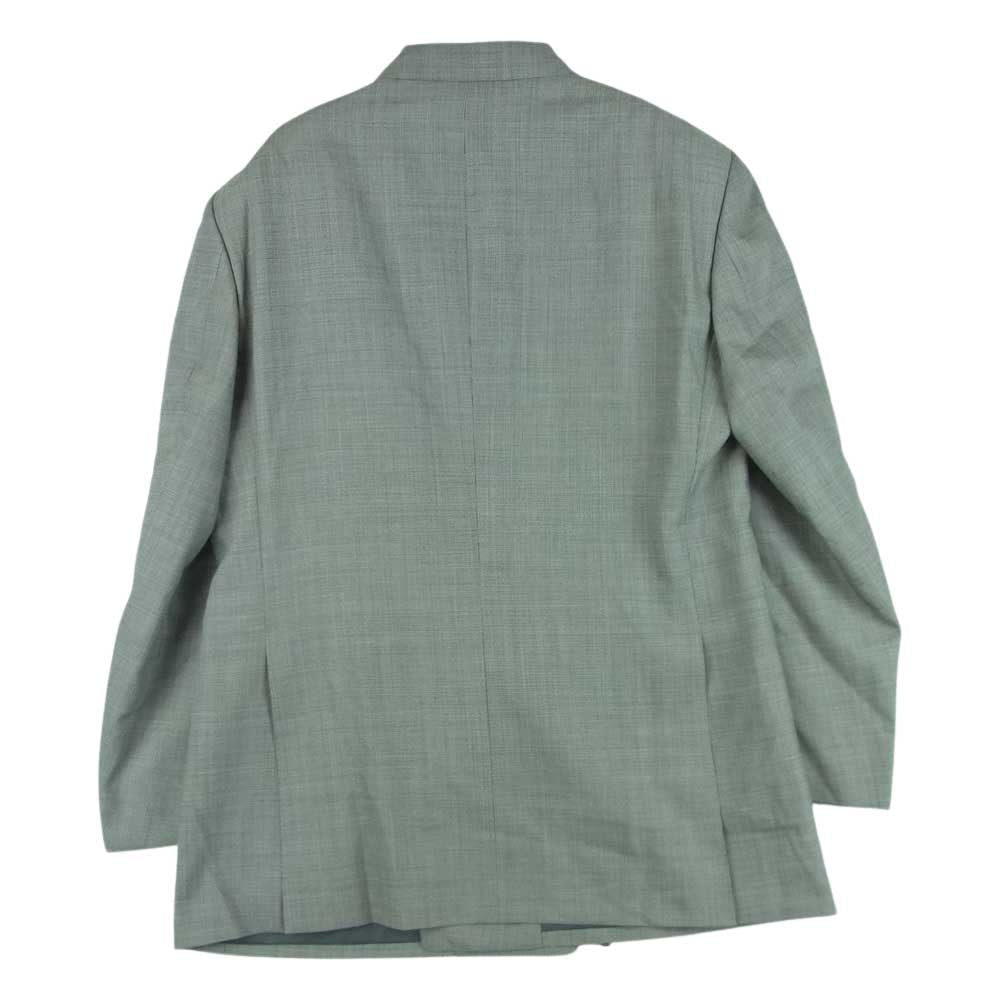 Aquascutum アクアスキュータム 6603202 シルク混 ウール ダブル ジャケット 94AB4 グレー系 95 AB4【極上美品】【中古】