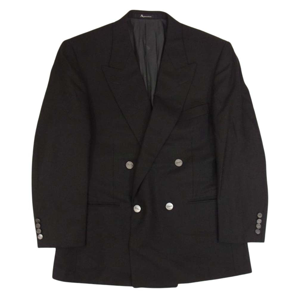 Aquascutum アクアスキュータム 6004205-98 ウール ダブル ジャケット 94AB4 グレー系【中古】