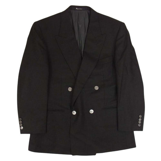 Aquascutum アクアスキュータム 6004205-98 ウール ダブル ジャケット 94AB4 グレー系【中古】