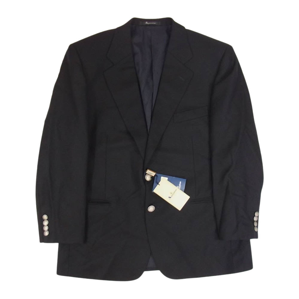 Aquascutum アクアスキュータム 6006000 ウール テーラード ジャケット 98BB4 ネイビー系【中古】