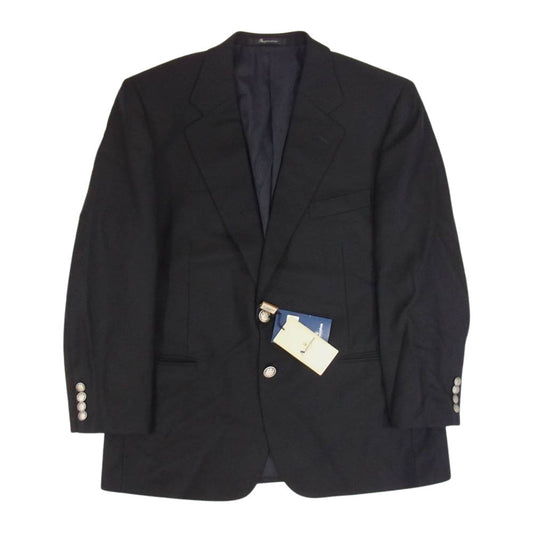 Aquascutum アクアスキュータム 6006000 ウール テーラード ジャケット 98BB4 ネイビー系【中古】