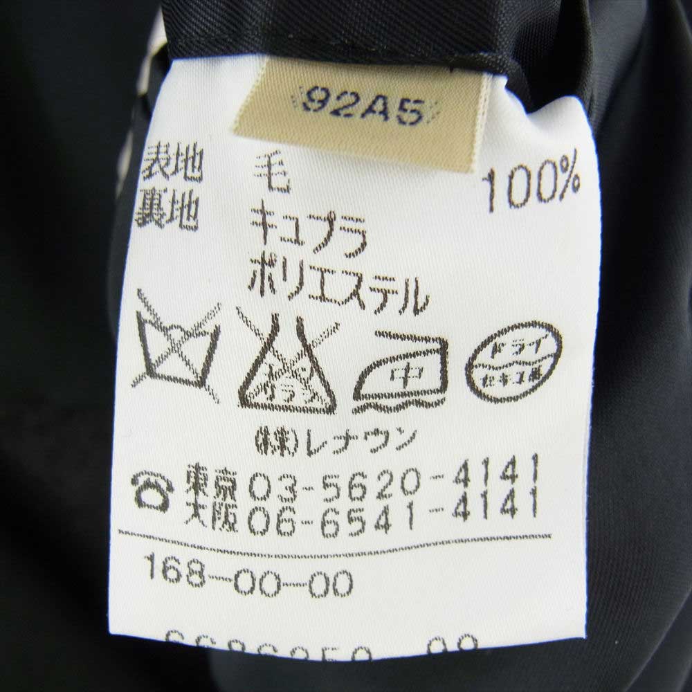Aquascutum アクアスキュータム 6686250-99 ウール ダブル ジャケット 92A5 ブラック系【中古】