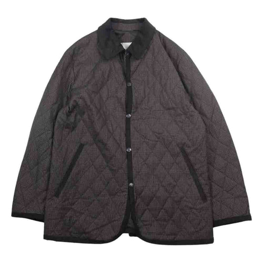 Aquascutum アクアスキュータム 6004724 キルティング コート ジャケット ブラウン系 M【中古】