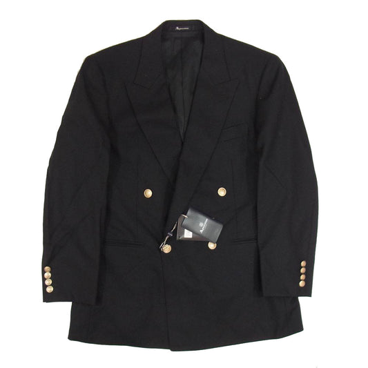 Aquascutum アクアスキュータム 6202200 ウール ダブル ジャケット 90A4 ネイビー系 90A4【極上美品】【中古】