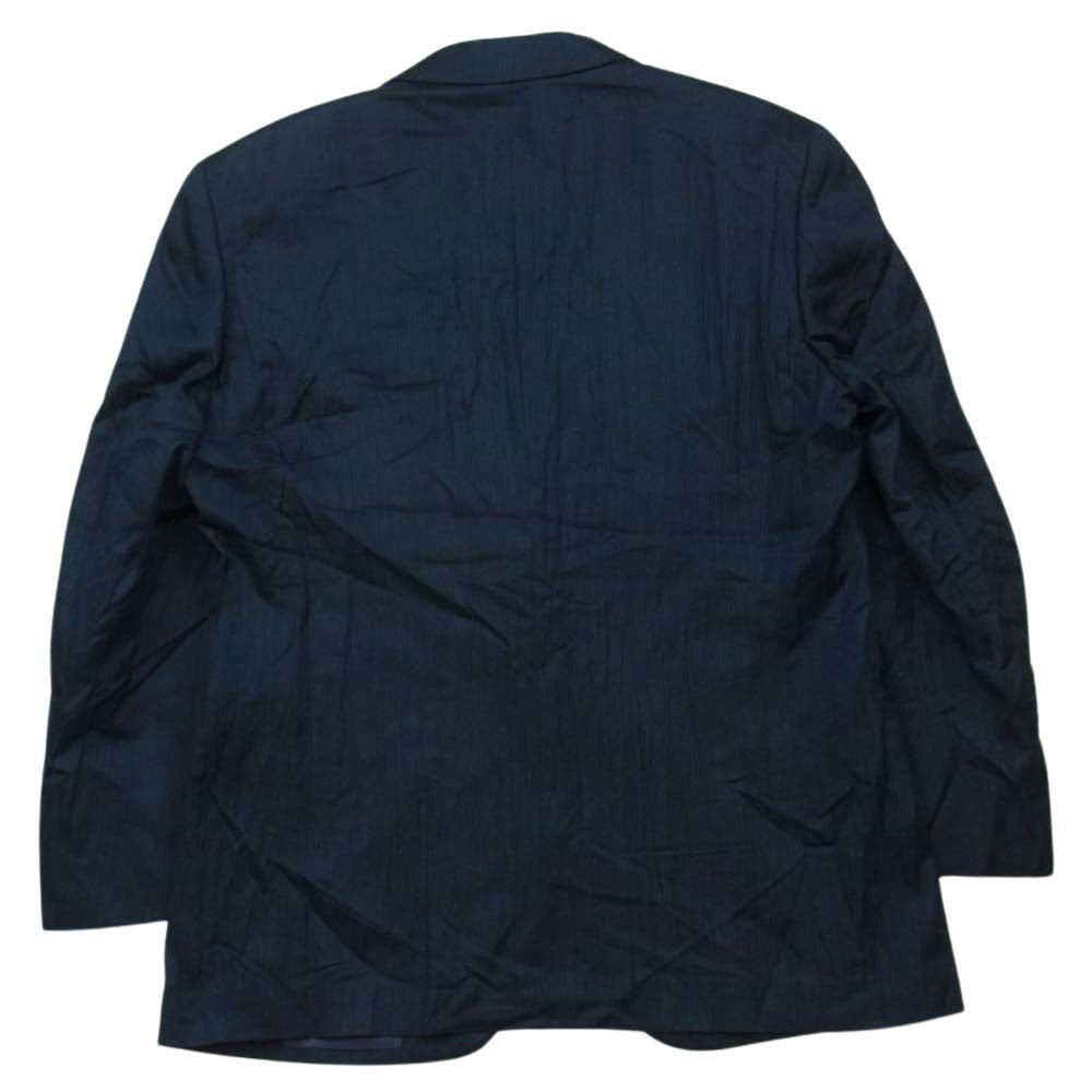 Aquascutum アクアスキュータム A9724350 コットン リネン ジャケット 94AB4 日本製 ネイビー系 39 AB4【極上美品】【中古】