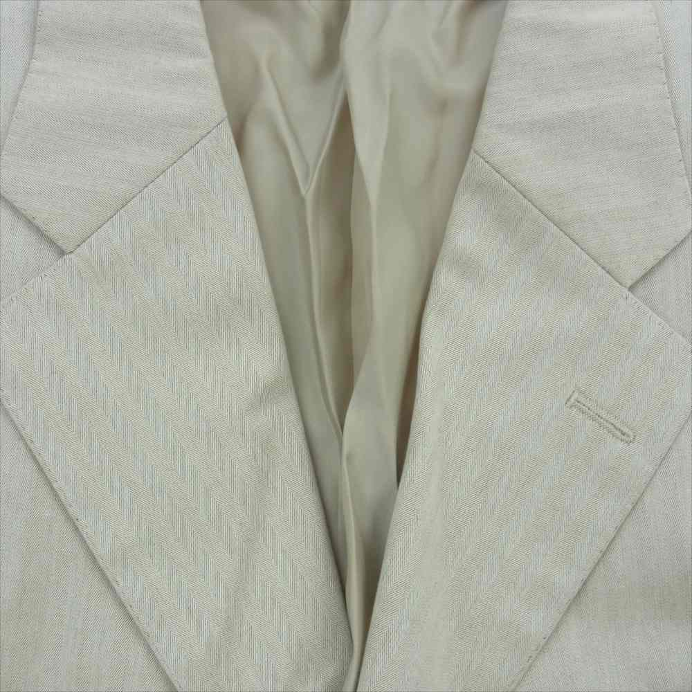 Aquascutum アクアスキュータム 6681070 コットン ジャケット スラックス セットアップ ベージュ 94AB4 ベージュ系【中古】