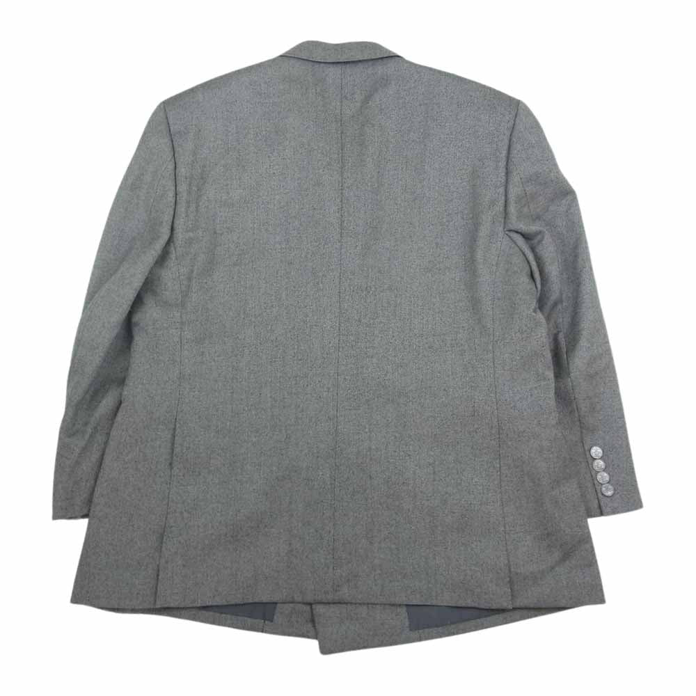 Aquascutum アクアスキュータム 7005137 ウール ダブル ジャケット 100BB5 グレー系 100/94/170【極上美品】【中古】