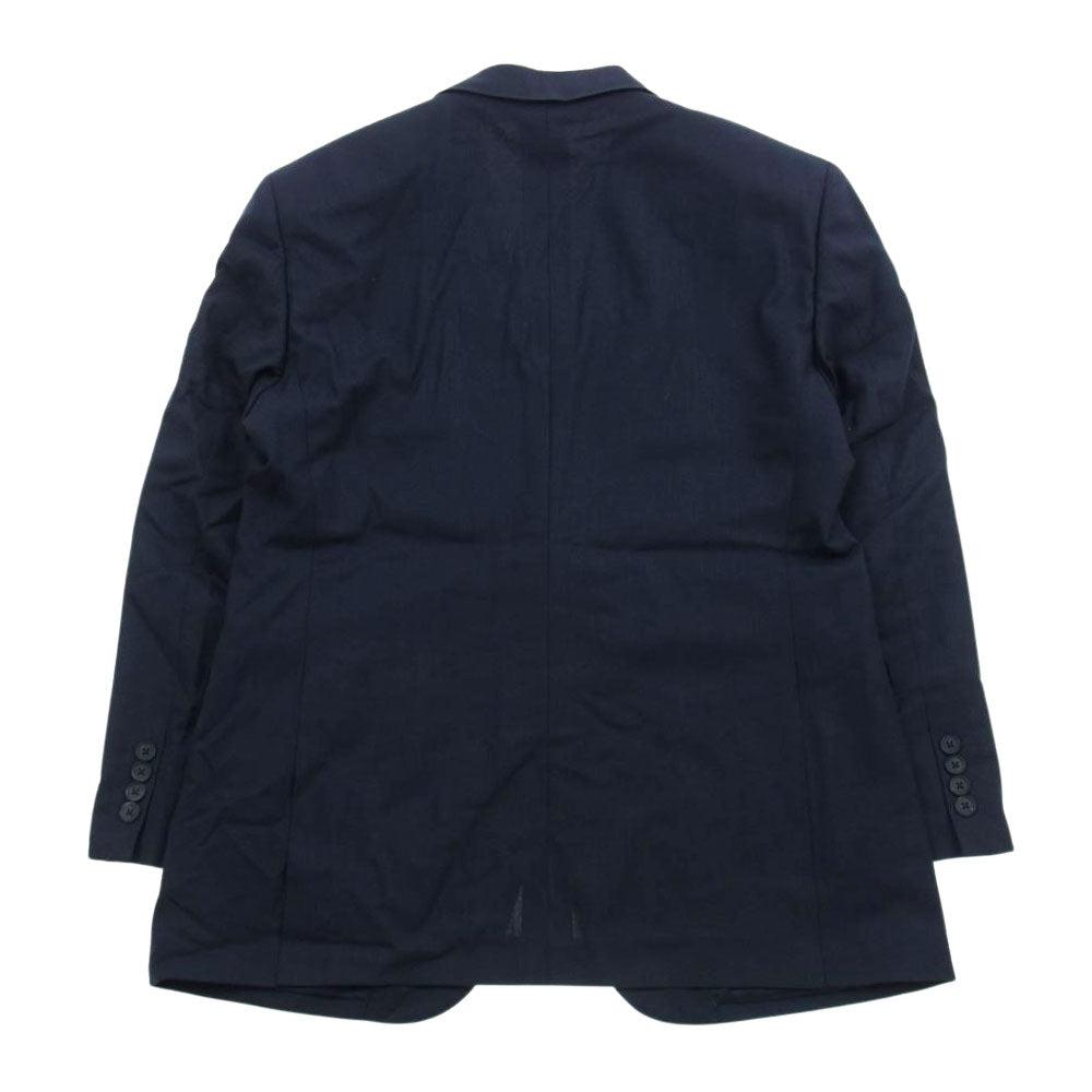 Aquascutum アクアスキュータム A9412572 ウール ジャケット スラックス セットアップ 94AB4 ダークネイビー系【極上美品】【中古】