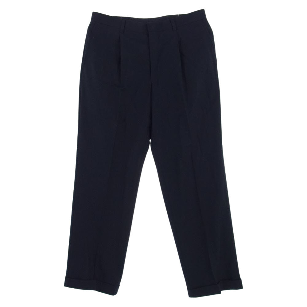 Aquascutum アクアスキュータム A9412572 ウール ジャケット スラックス セットアップ 94AB4 ダークネイビー系【極上美品】【中古】