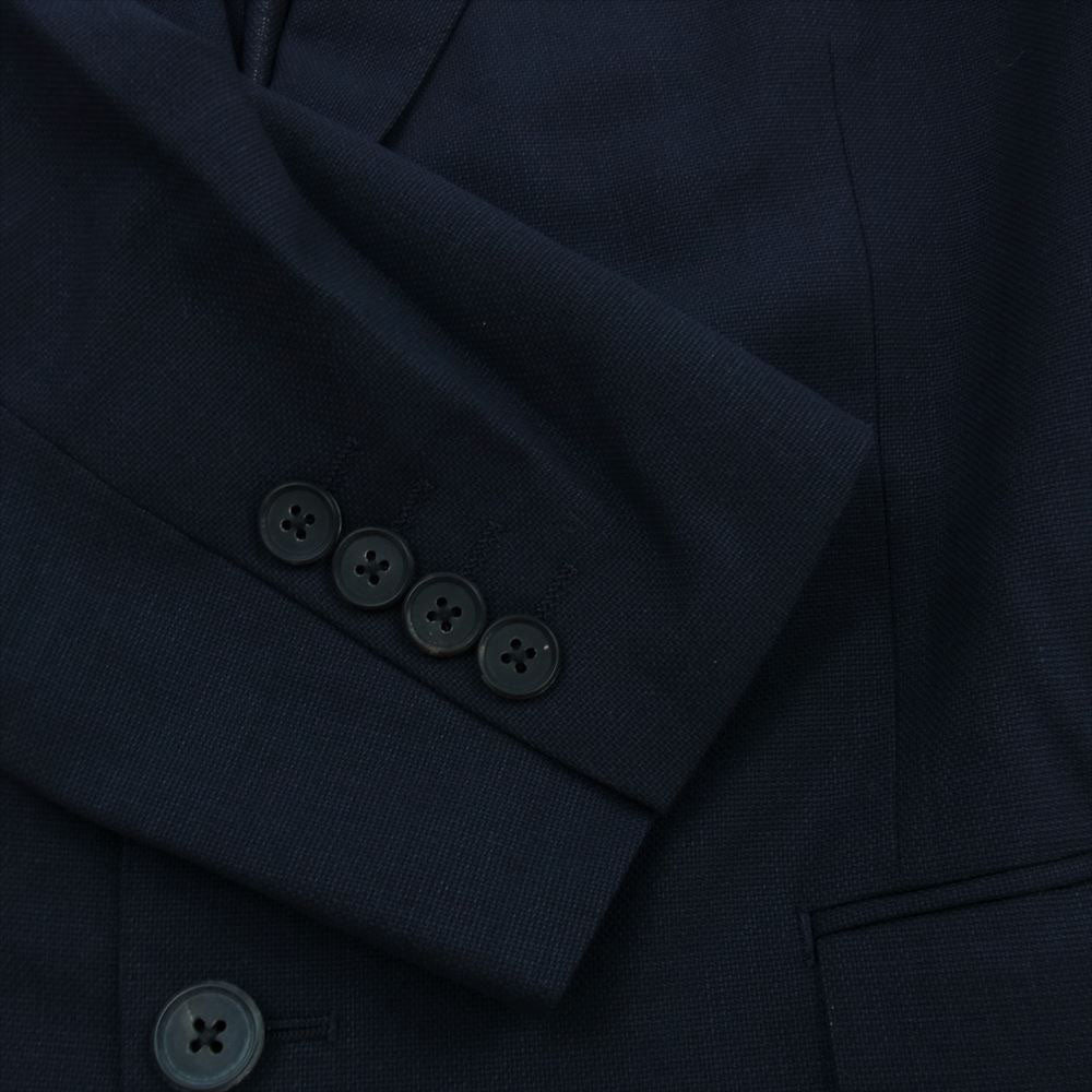 Aquascutum アクアスキュータム A9412572 ウール ジャケット スラックス セットアップ 94AB4 ダークネイビー系【極上美品】【中古】