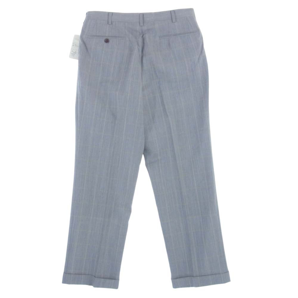Aquascutum アクアスキュータム 6682016 ウール ジャケット スラックス セットアップ グレー チェック 94AB4 グレー系【極上美品】【中古】