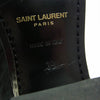 SAINT LAURENT サンローラン 606652 サイドジップ スエード ヒール ブーツ  ブラック系 39【中古】