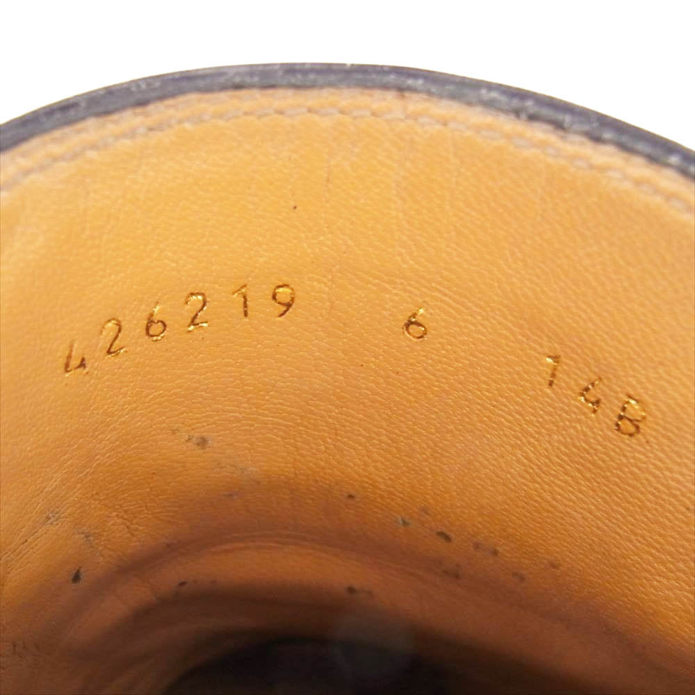 GUCCI グッチ 426219 ホースビット スリッポン レザー スリッパ ブラック系 6【中古】