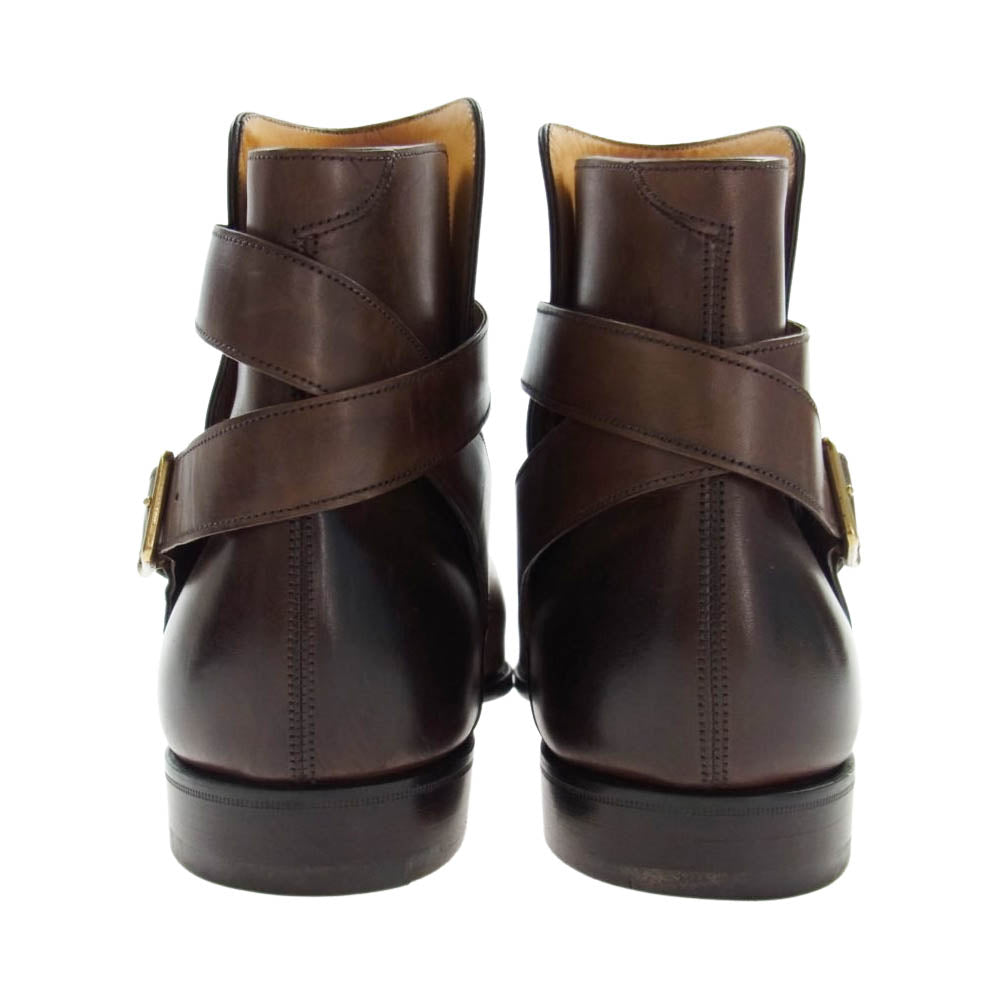 アルフレッド・ダンヒル ALFRED DUNHILL ブーツ レザー ジョッパー ブーツ ブラウン系【中古】 アルフレッド・ダンヒル レザー ジョッパー ブーツ ブラウン系【中古
