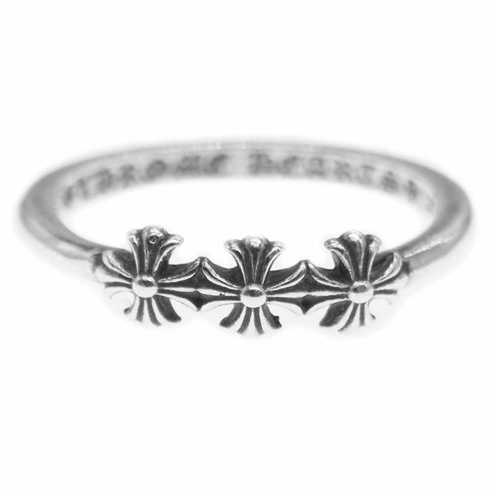 CHROME HEARTS クロムハーツ（原本無） 3CHプラス バブルガム リング シルバー系【中古】