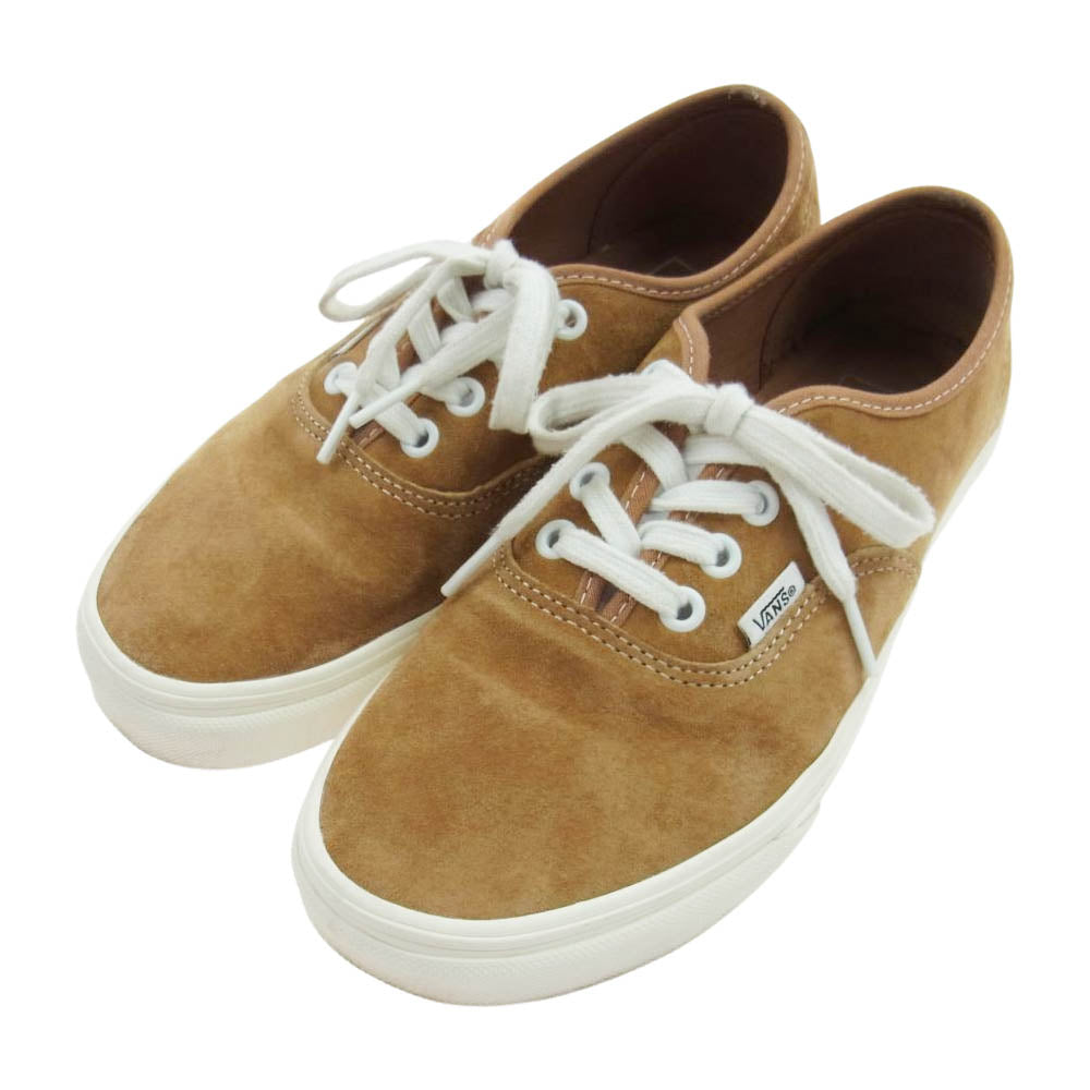 VANS バンズ × SHINZONE オーセンティック スエード ローカット スニーカー ライトブラウン系【中古】