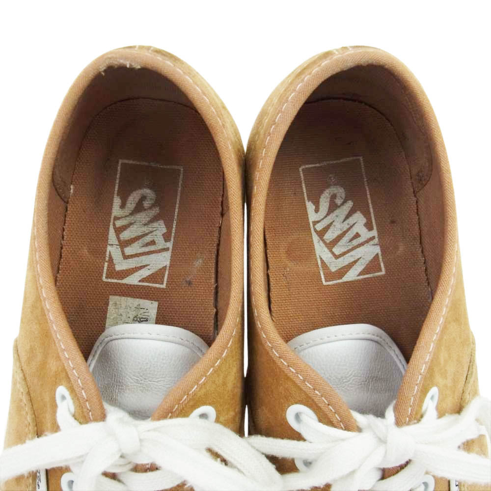 VANS バンズ × SHINZONE オーセンティック スエード ローカット スニーカー ライトブラウン系【中古】