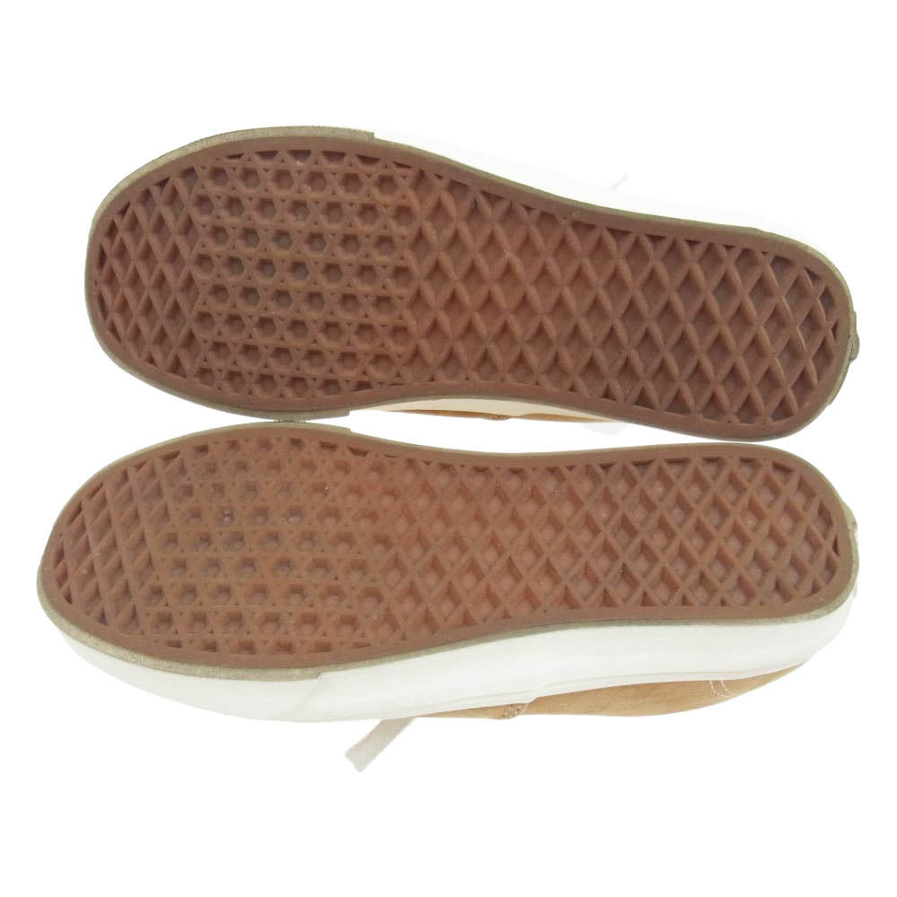 VANS バンズ × SHINZONE オーセンティック スエード ローカット スニーカー ライトブラウン系【中古】