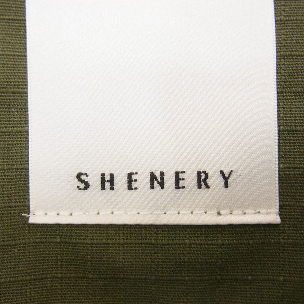 シーナリー  ミリタリー シャツ ベスト カーキ系 F【中古】