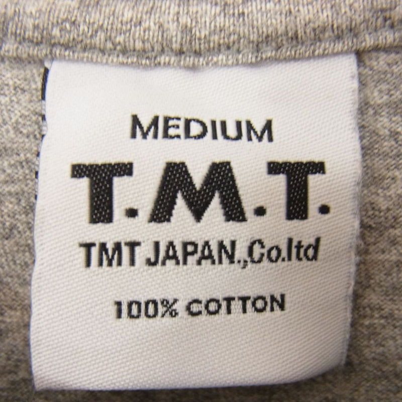 TMT ティーエムティー BIGHOLIDAY 星条旗 クローバーロゴ 半袖 Tシャツ グレー系 M【中古】